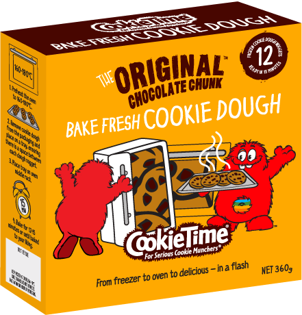 Cookie Time Bake Fresh Cookie Dough Original Chocolate Chunk