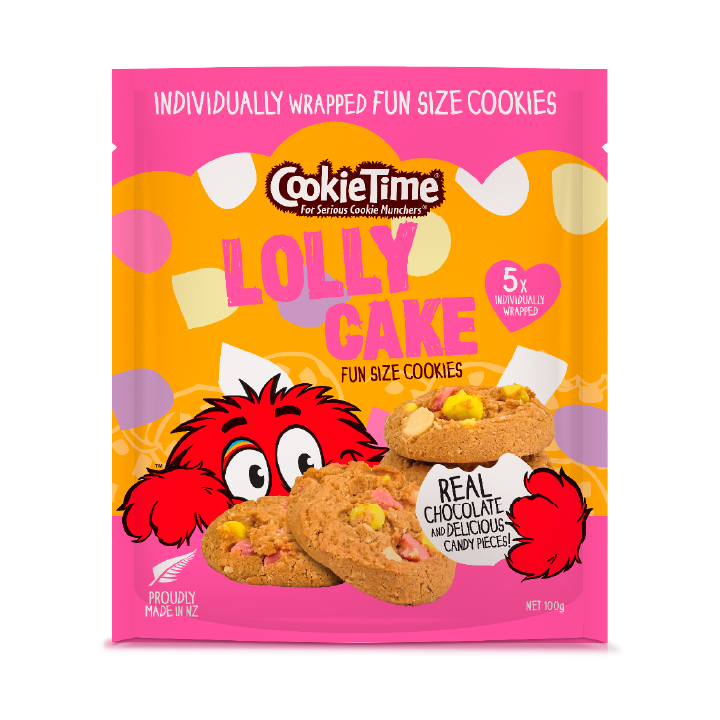 Cookie Time Lollie Cake - 5 piece pouch