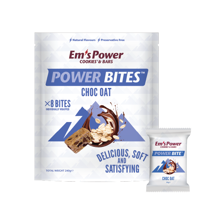 Em's Power Bites - Choc Oat x 8 bites