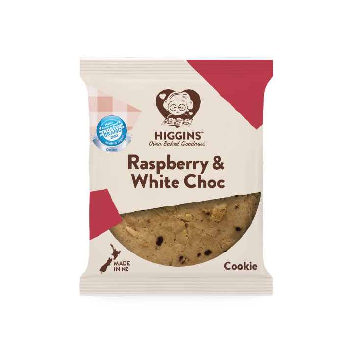 Higgins Raspberry & White Choc Cookie