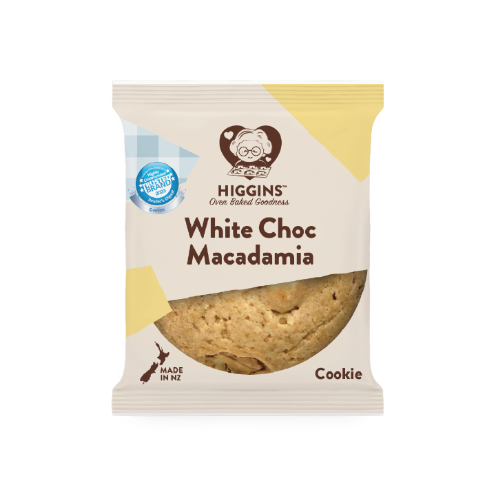 Higgins White Choc Macadamia Cookie